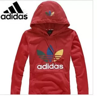 adidas coton veste mode hoodie pas cher 2012-2019U rouge couleur